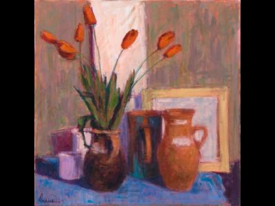 Tulipani rossi con vasi - Vol. 13