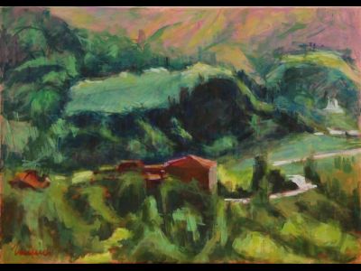 Scendendo a Campolucco (mattino)